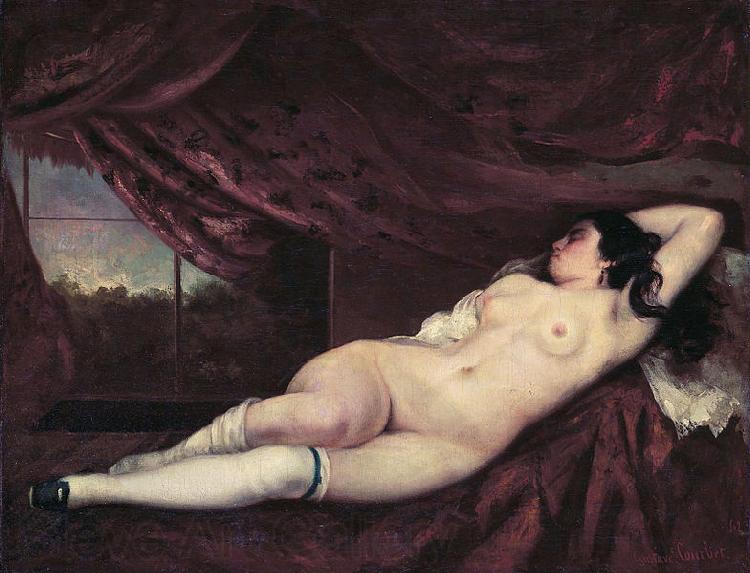 Gustave Courbet Nude Reclining Woman Spain oil painting art